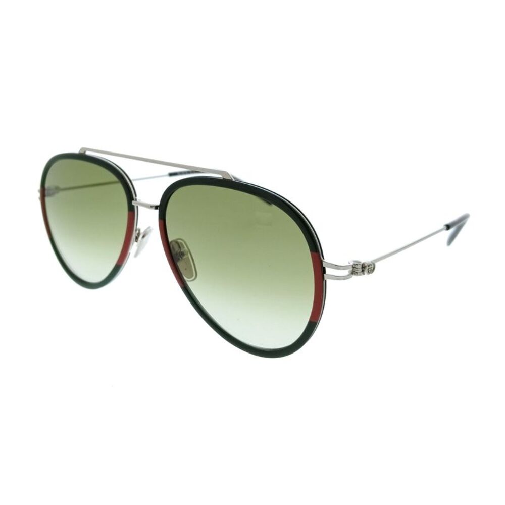 Gucci GG1981S-007 Green Aviator Men’s Sunglasses